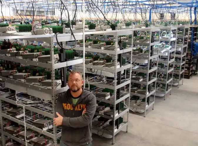 High-efficiency mining farm showcasing scalable modular hosting solutions