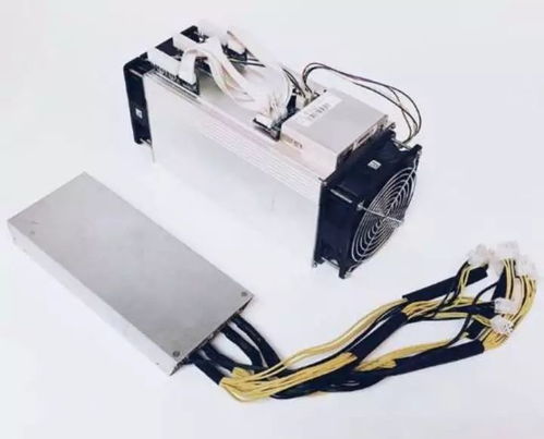 An image of multiple Bitcoin mining rigs operating in a professional mining farm environment, showcasing the scale and technology involved in modern cryptocurrency mining operations.